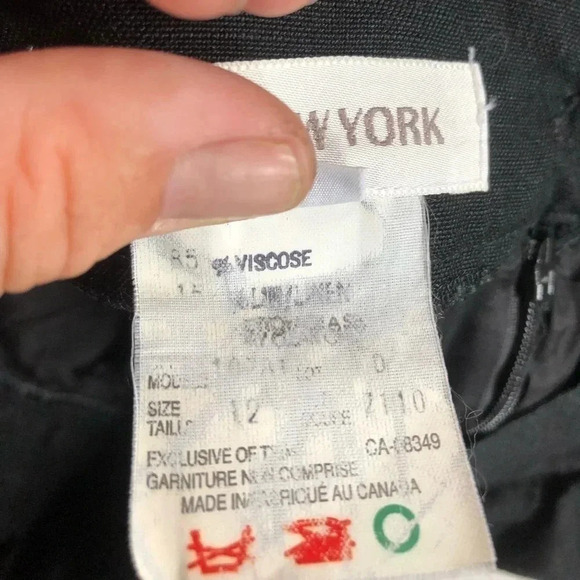 Linen Blend Pencil Skirt - Picture 10 of 13